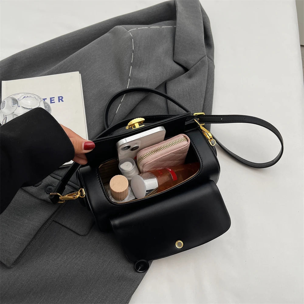 Simple Fashion Mini Square Women Crossbody Bags 2024 Luxury Designer Purses And Handbags Box Shape Pure Color Shoulder Satchels RELUX.STORE