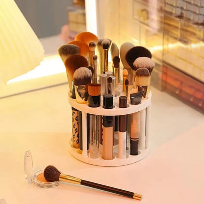 Makeup Brush Storage Rack Desktop Cosmetics Storage Rack Lipstick Makeup Brush Storage Dressing Table Sorting Storage Box RELUX.STORE