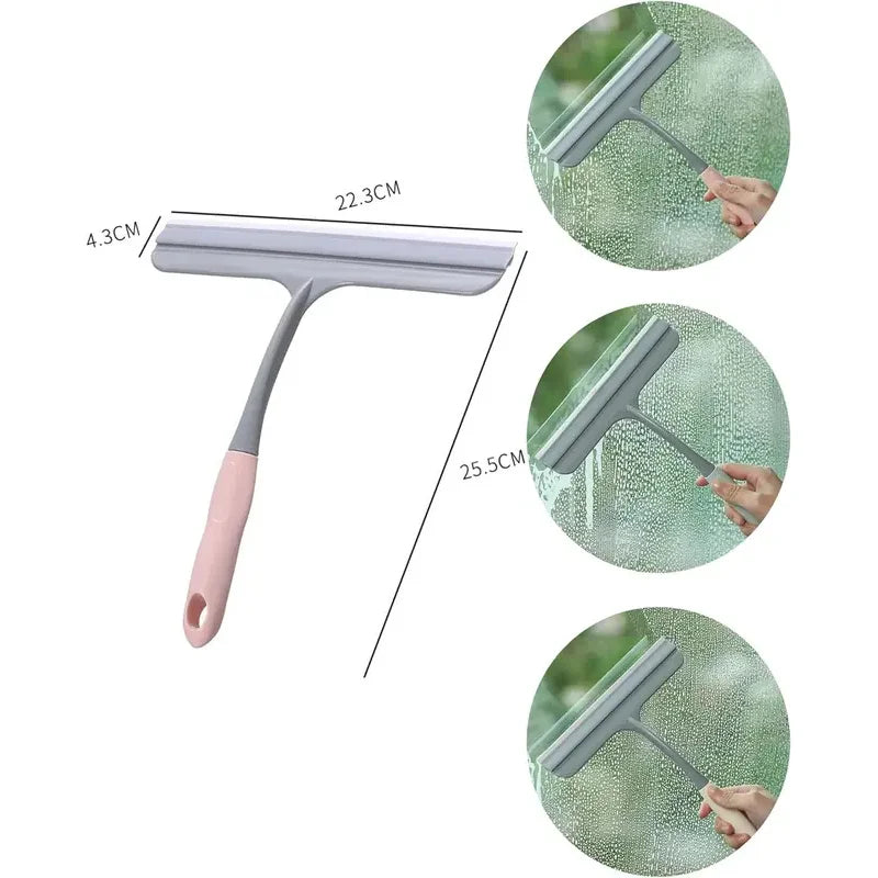 1PC Shower Window Squeegee for Shower Doors Bathroom Window and Car Glass Cleaning Supplies for Housekeeping