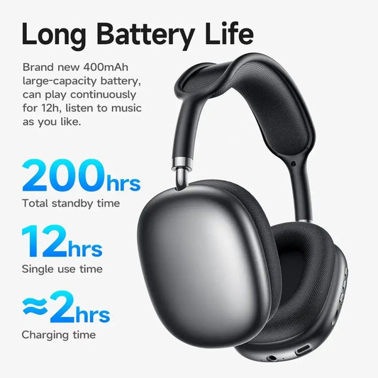 Wireless Bluetooth 5.3 Headset Headphones Outdoor Sports Gaming Wireless Headphones Noise Cancelling Earbuds 3D Hi-Fi sound qual