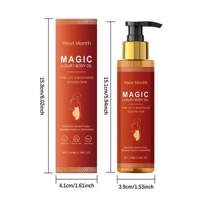 Body Firming Oil Deep Moisturizing Dry Skin Improve Sagging Skin Tightening Chest Thighs Nourishing Magic Luxury Body Care 100ml RELUX.STORE