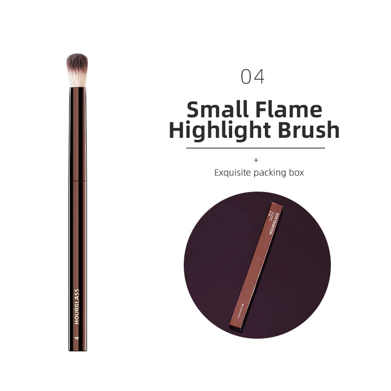 Hourglass Makeup Brush All Kinds Eyeshadow Foundation Concealer Powder Bronzer Blusher Eyeliner Retractable Professional Brushes RELUX.STORE