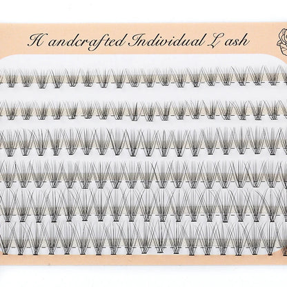 6 Rows 120 Bundles Eyelash Extension Natural Russian Volume Faux Cils Eyelashes Individual 10/20/30D Cluster False Lashes Makeup RELUX.STORE