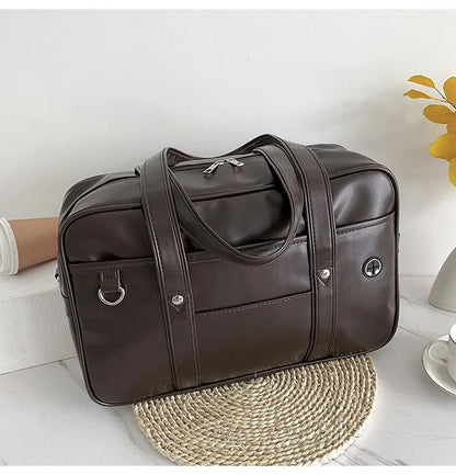 Japanese Casual PU Shoulder Bag Junior High School Students School Bag Handbag Anime Uniform Bag Tote Bags for Women Bolsos RELUX.STORE