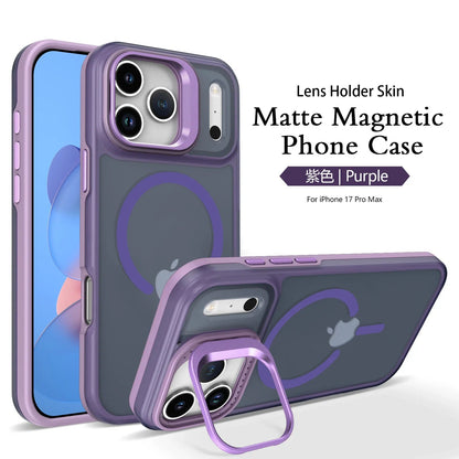 Luxury Matte Shockproof Magnetic Magsafe Phone Case for IPhone 17 16 15 14 Plus 13 12 11 Pro Max 17Air 16e Wireless Charge Cover RELUX.STORE