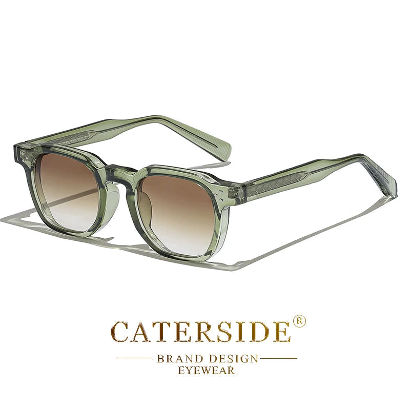 CATERSIDE Fashion Men Sunglasses Small Frame Square Personalized Design Sun Glasses Women Travel Party Business Festival Gift RELUX.STORE
