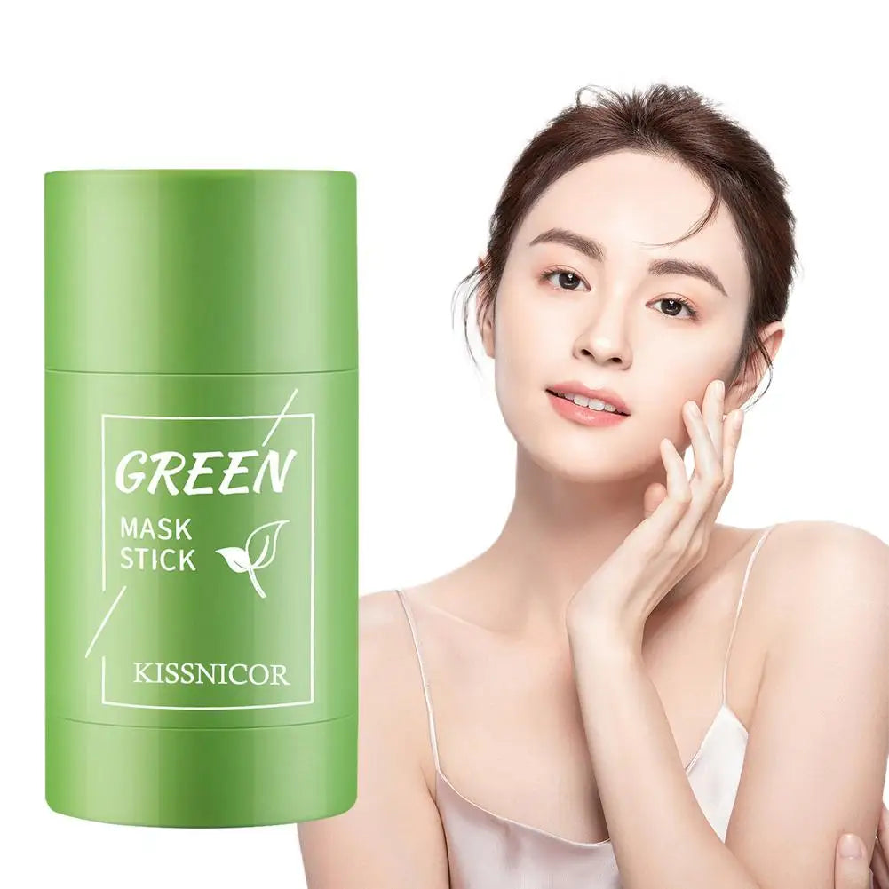 40g Remove Blackhead Green Tea Solid Mask Cleans Pores Stick Facial Blemish Black Dots Shrink Pores Korean Skin Care Cosmetics RELUX.STORE