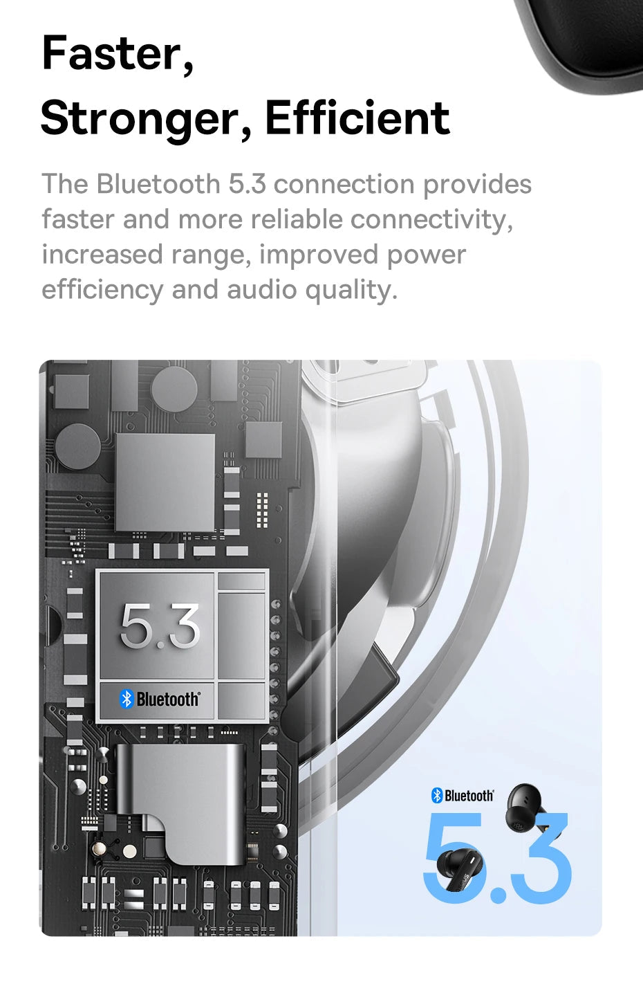 Baseus Bowie E19 Wireless Earphones Bluetooth 5.3 Big Bass 12mm Drivers IPX5 Waterproof Earbuds 33Hrs Battery Life Headphones RELUX.STORE