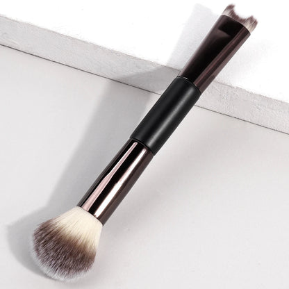 MAANGE Nose Contour U-Shaped Makeup Brush for Sculpting And Defining Double Head Foundation Highlighter Brush Nose Shadow Brush RELUX.STORE