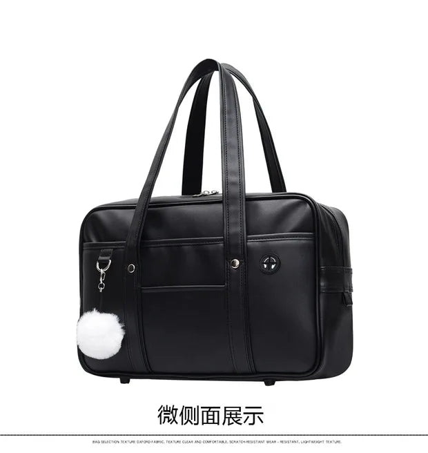 Japanese Casual PU Shoulder Bag Junior High School Students School Bag Handbag Anime Uniform Bag Tote Bags for Women Bolsos RELUX.STORE