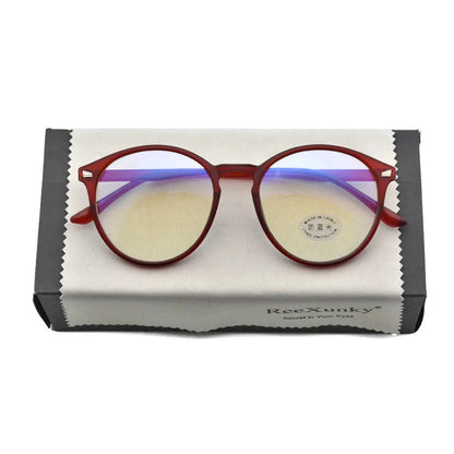 Photochromic Anti Blue Rays Computer Glasses Women Vintage Round Frame Gaming Glasses Men Anti Eyestrain Light Blocking Eyewear RELUX.STORE