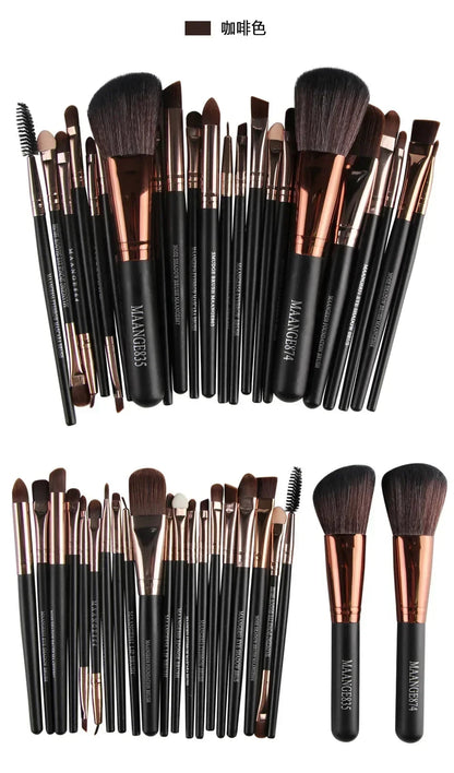 3/13/22pcs Professional Makeup Brushes Tools Set Make Up Brush Tools Kits for Eyeshadow Eyeliner Cosmetics Brushes Maquiagem RELUX.STORE