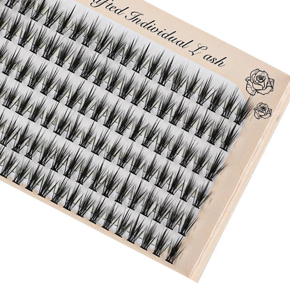 6 Rows 120 Bundles Eyelash Extension Natural Russian Volume Faux Cils Eyelashes Individual 10/20/30D Cluster False Lashes Makeup RELUX.STORE