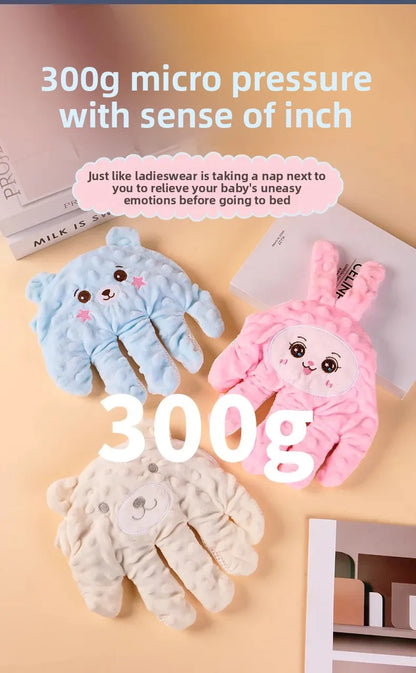 0-3Y Electric Baby Soothing Palm Hand Automatic Patting Sleep Companion Beater Sleeping Aid Pillow soother Toys for Calming Baby