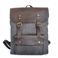High Quality Fashion Genuine Leather Backpack Men Bagpack Student School Bag Backpack daily male Rucksack large Knapsack Black