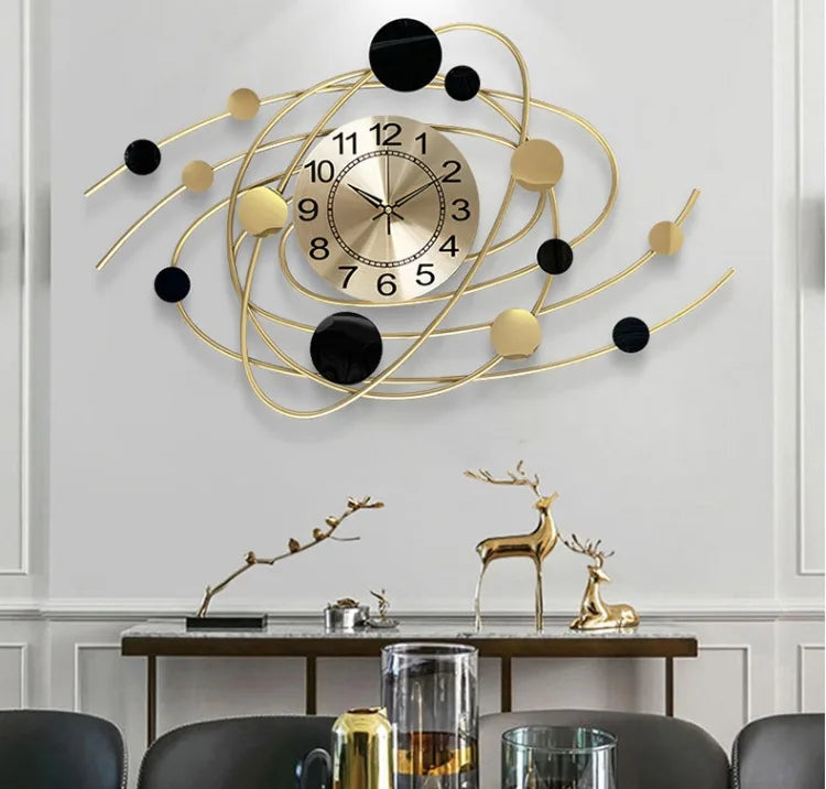 Wall Clock 6.6 Inches Luxury Living Room Modern Wall Clocks Aesthetic Elegant Stylish Kitchen Clock Big Size Decoration Home RELUX.STORE