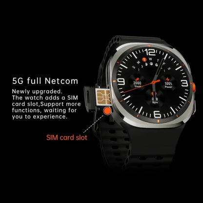 2025 New W7 5G Fitness Smart Watch Full Network GPS NFC Call Information Display Men's Sports Watch Application Download
