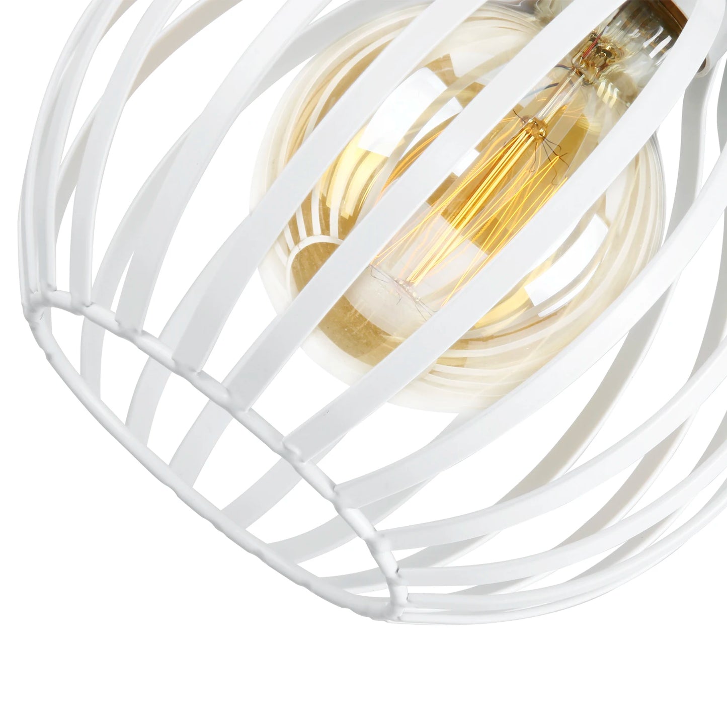 Retro Industrial Pendant Lamp Shade Geometric Modern Iron Lampshade Restaurant Hanging Light Creative Corridor Lighting Fixture