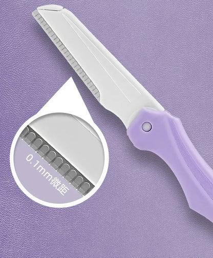 Private Label 3Pcs/Set Makeup Tools Portable Eyebrow Trimming Set Eyebrow Razor Eyebrow Scissors with Comb RELUX.STORE