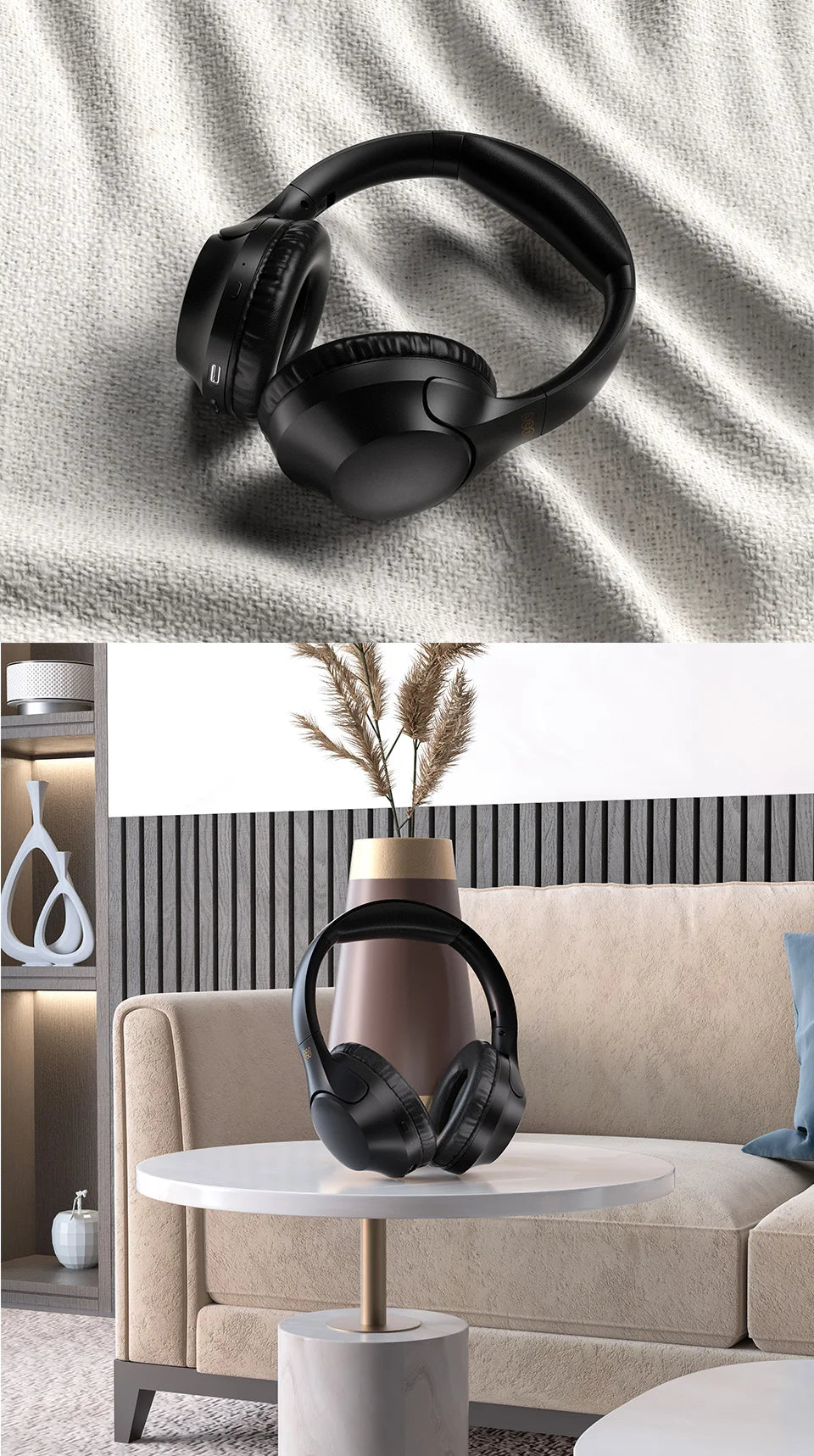 QCY H2 H2 Pro Wireless Headphones Bluetooth 5.3 BASS Mode Hifi Stereo Headset Over the Ear Gaming Earphones Dual Device Connect