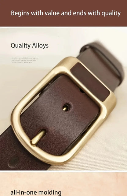 Men's Trendy Casual Belt For Men Coboy Style Belts Pin Buckle Belt Jeans Retro Belt Business Casual Belt RELUX.STORE