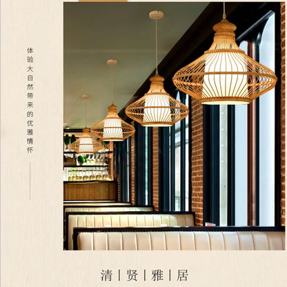 Nordic Chandelier Pendant Lights Lustre Bamboo Luxury Chandelier Pendant Lights Home Decoration Indoor Lighting Las Luces LLPL