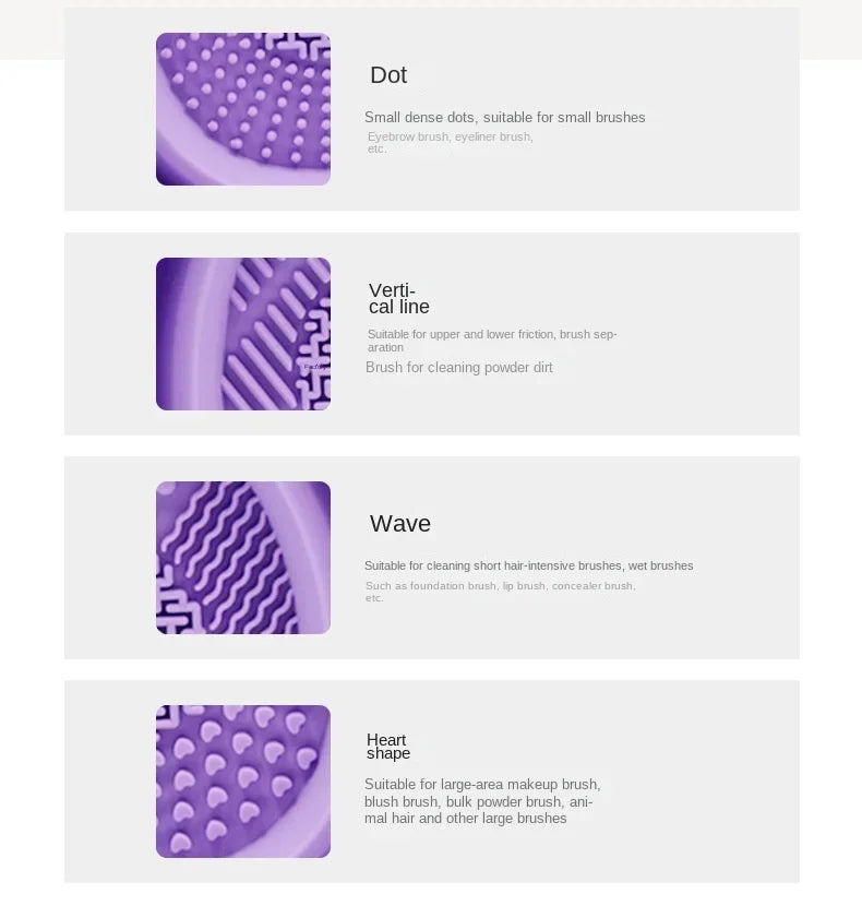 Silicone Makeup Brush Cleaner Folding Powder Puff Cleaning Bowl Eyeshadow Brushes Washing Soft Mat Beauty Tools Scrubber Box RELUX.STORE