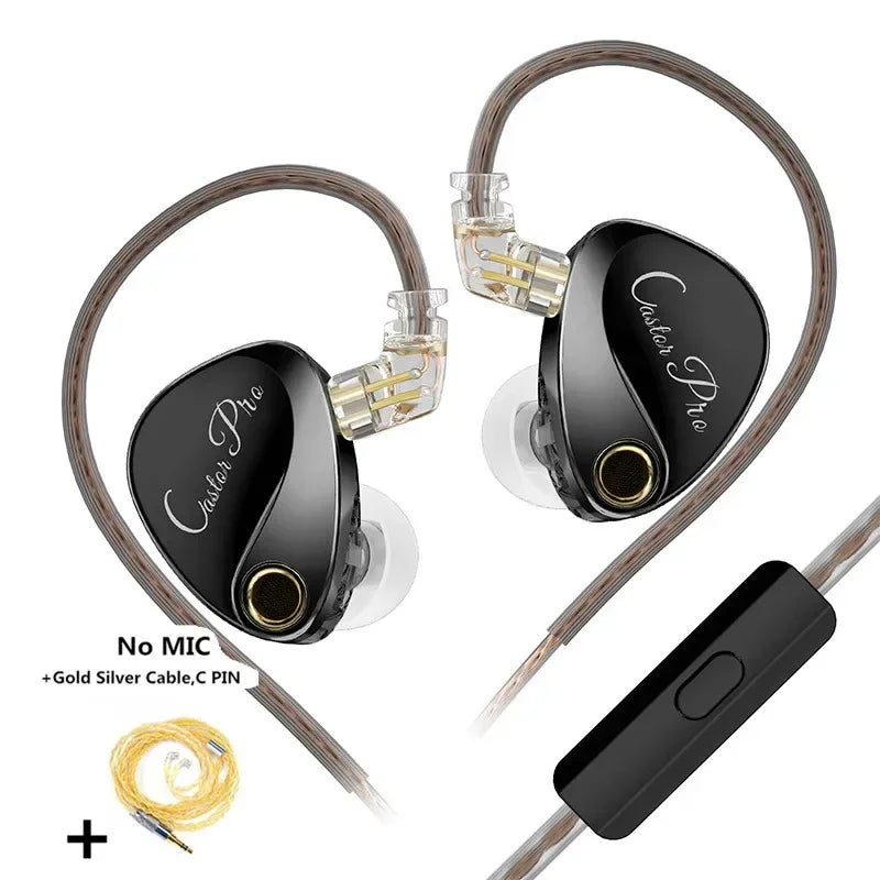 KZ Castor PRO in Ear Earphone HiFi Bass Dynamic Earbuds High-end Tunable Headphone Harman Target with Improved Bass Headsets RELUX.STORE