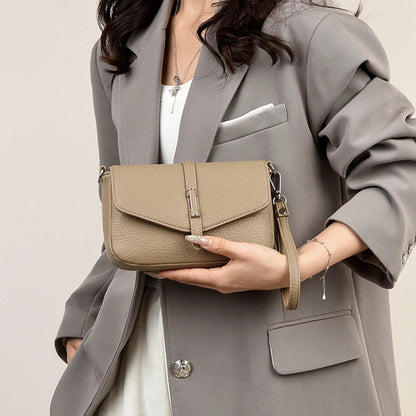 Fashion Luxury Leather Mini Backpack for Women, Small Retro Phone Crossbody Bag, Elegant Shoulder Purse, Trendy Designer Handbag RELUX.STORE