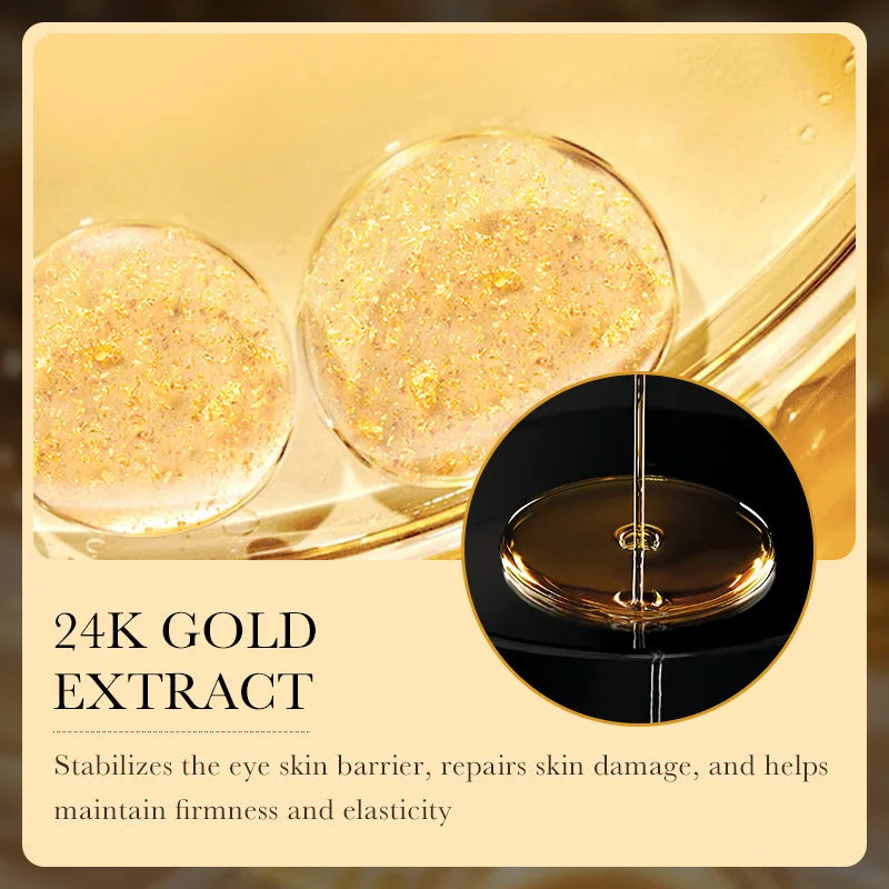 24k Gold Hyaluronic Acid Eye Cream Anti Dark Circles Eye Bags Firming Moisturizing Eyes Skin Care Prodcuts RELUX.STORE
