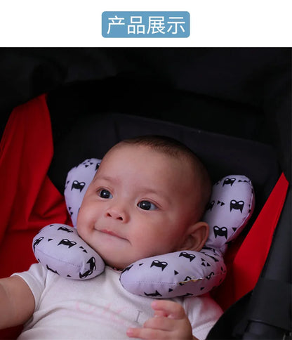 New Baby Pillow Protective Travel Car Seat Head Neck Support Pillows Newborn Children U Shape Headrest Toddler Cushion 0-3 Years