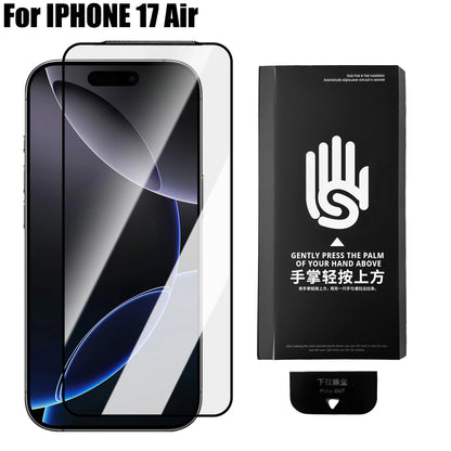 1-3Pcs For iPhone 17 Air Pro Max Tempered Glass Screen Protector One Hand Easy Install Kit Clear HD Protective Film for iPhone17 RELUX.STORE
