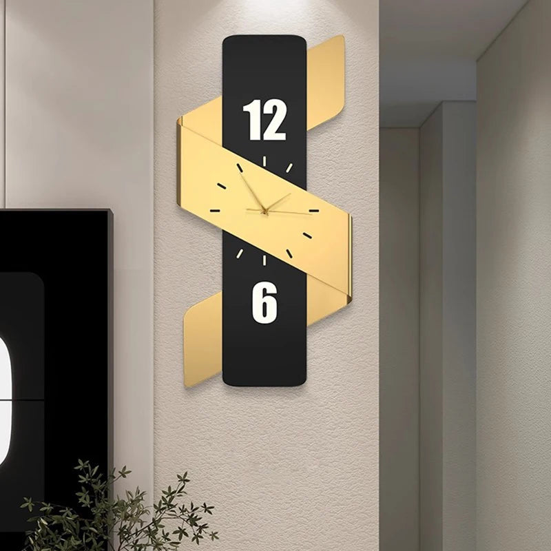 Luxury Digital Wall Clocks Living Room Art Mural Big Size Modern Wall Watch Minimalist Silent Horloge Murale Home Decoration RELUX.STORE