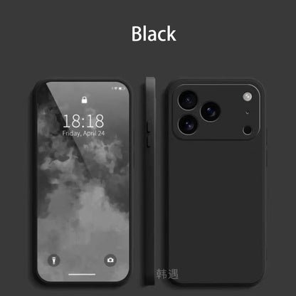 Square Liquid Silicone Phone Case for Apple iPhone 17 Pro Max 17 Air Soft Cover Case RELUX.STORE