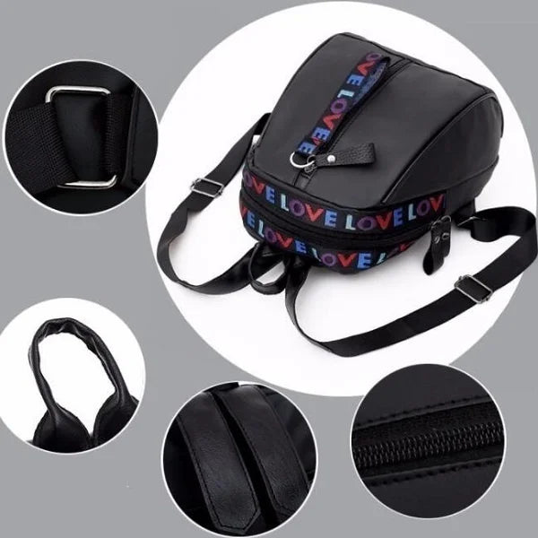 Women Backpacks Fashion LOVE Casual Shoulder Bag Back Pack School Backpack