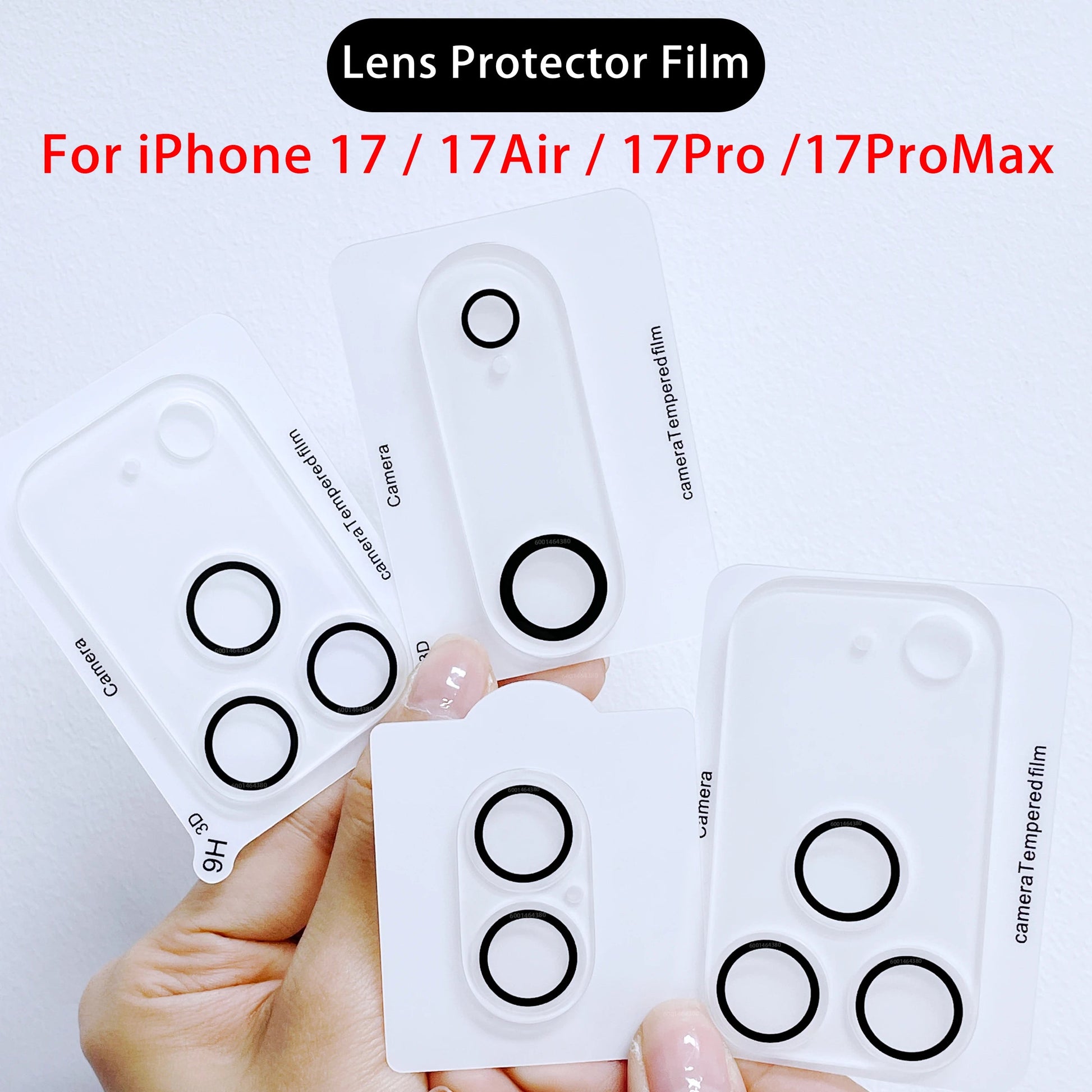 1 - 2 Pcs Camera Lens Glass For iPhone 17 Pro Max Camera Lens Screen Protector Film For iPhone 17 Air 17 Pro 17 Lens Glass RELUX.STORE