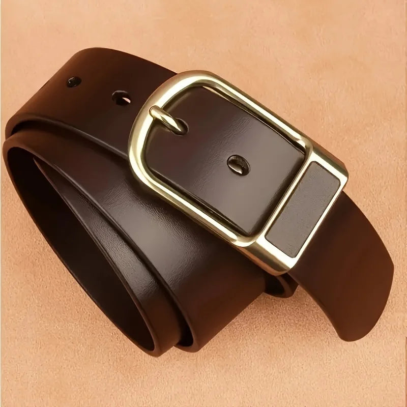 Men's Trendy Casual Belt For Men Coboy Style Belts Pin Buckle Belt Jeans Retro Belt Business Casual Belt RELUX.STORE