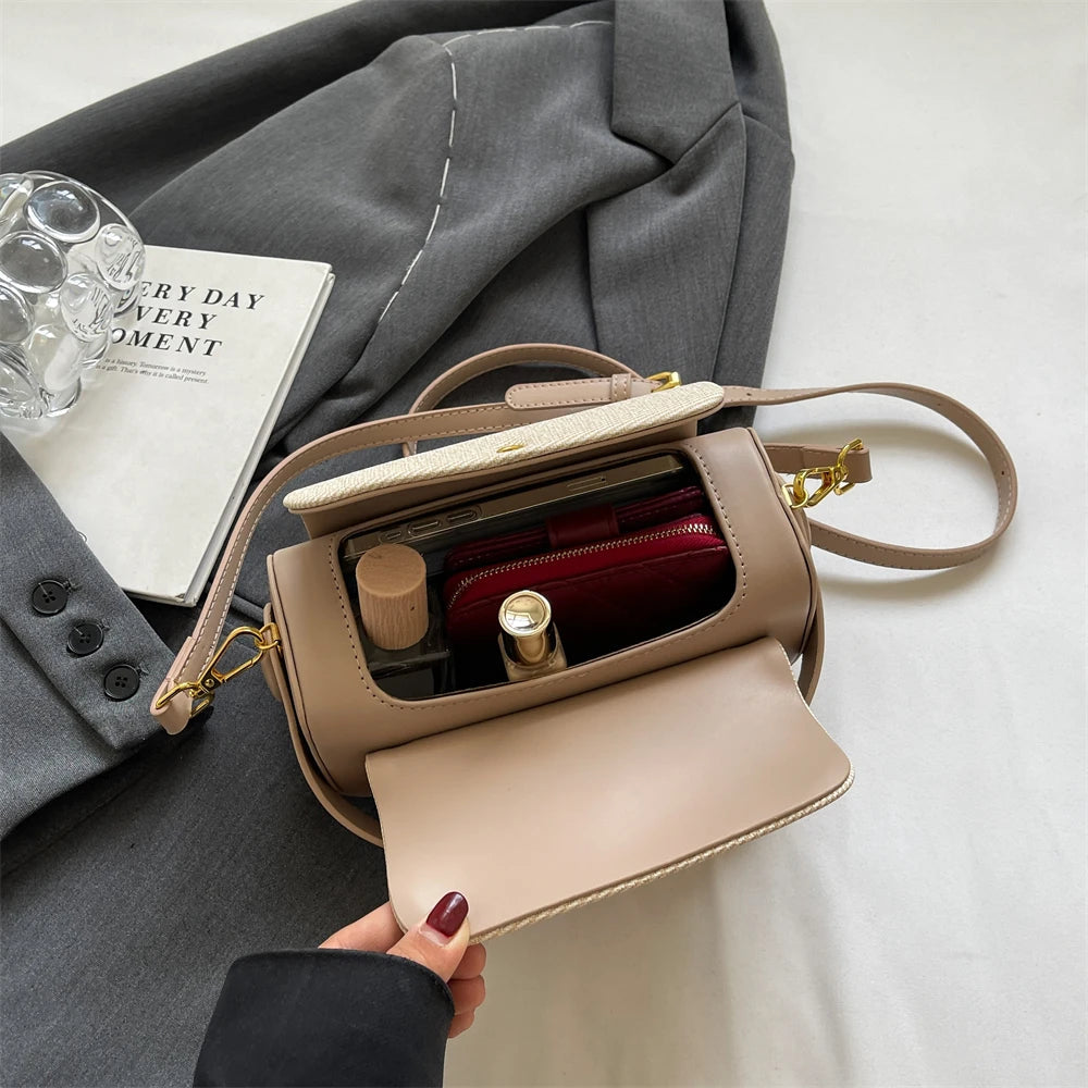Simple Fashion Mini Square Women Crossbody Bags 2024 Luxury Designer Purses And Handbags Box Shape Pure Color Shoulder Satchels RELUX.STORE