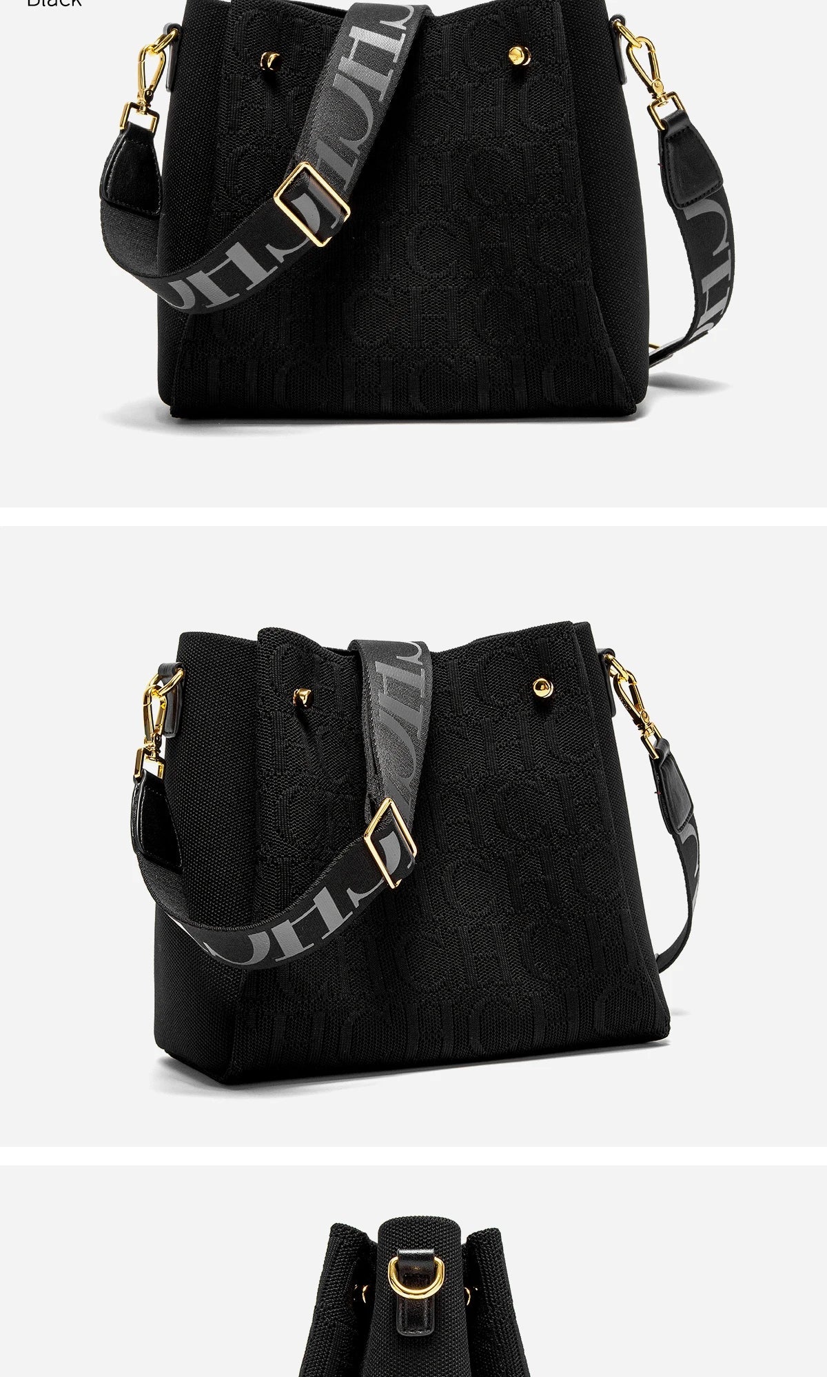 Crossbody Elegant Design Sense Letters Drawstring Design Brand Women's Bag Fashion Casual Hundred Women's Bag Crossbody RELUX.STORE