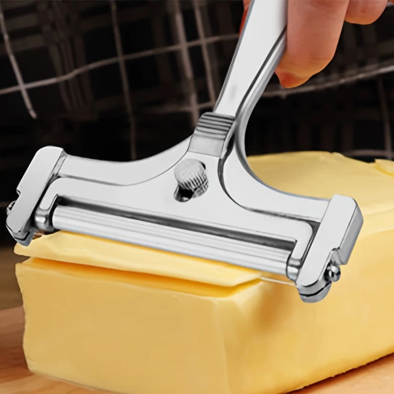 Cheese Slicer Cheese Scraper With Adjustable Thickness Butter Cheese Shaver Butter Slicer Multi-purpose Kitchen Tool RELUX.STORE