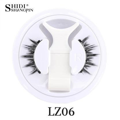 1 Pair Reusable Magnetic Eyelashes Tweezers Set Faux Mink Lashes Handmade 3D Natural False Eyelashes and Magnetic Tweezers Set RELUX.STORE