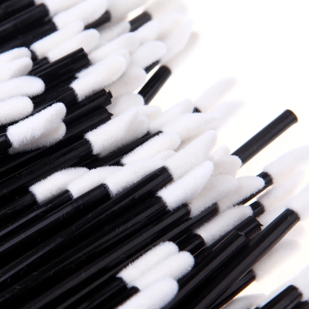 Wholesale 50/1000pcs Lip Brushes Applicators Eyelashes Brush Lipstick Brush Lip Gloss Applicator Wands Makeup Beauty Tool RELUX.STORE