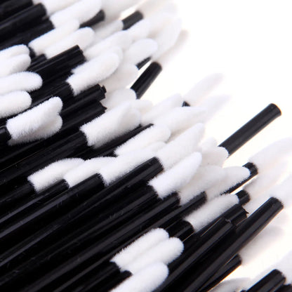 Wholesale 50/1000pcs Lip Brushes Applicators Eyelashes Brush Lipstick Brush Lip Gloss Applicator Wands Makeup Beauty Tool RELUX.STORE