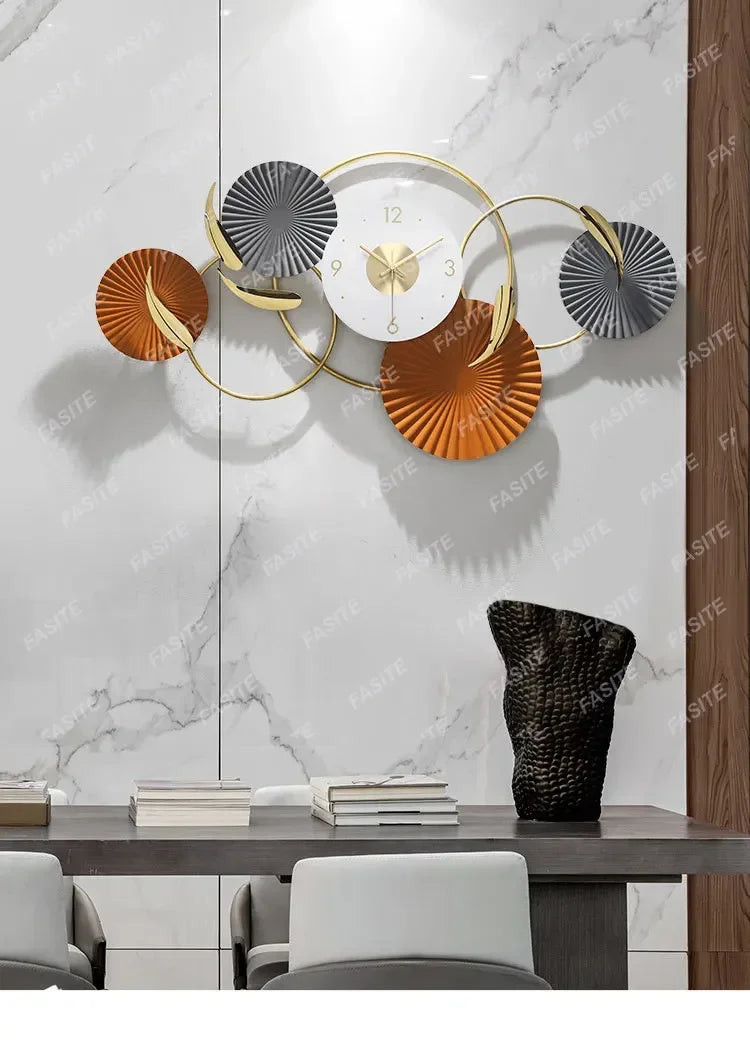 Minimalist Design Wall Clocks Creative Silent Fashion Wall Watch Aesthetic Large Art Mural Horloge Murale Home Decoration