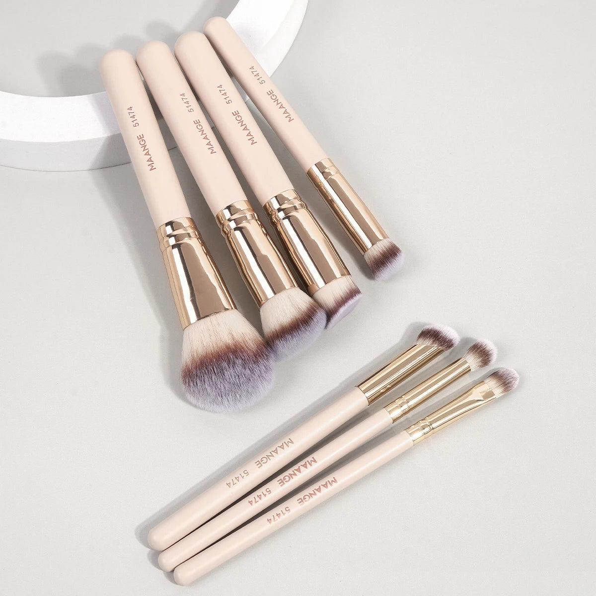 MAANGE 7pcs/set Makeup Brushes for Cosmetic Foundation Powder Concealer Blush Brush Blending Soft Bristles Beauty Tools RELUX.STORE