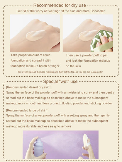 Large Size Cotton Candy Cosmetic Puff Super Soft Sponge Air Cushion Powder Puffs Foundation Concealer Dry and Wet Makeup Tools RELUX.STORE