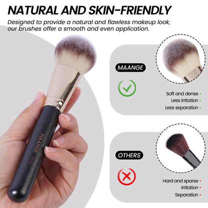 MAANGE 7pcs/set Makeup Brushes for Cosmetic Foundation Powder Concealer Blush Brush Blending Soft Bristles Beauty Tools RELUX.STORE