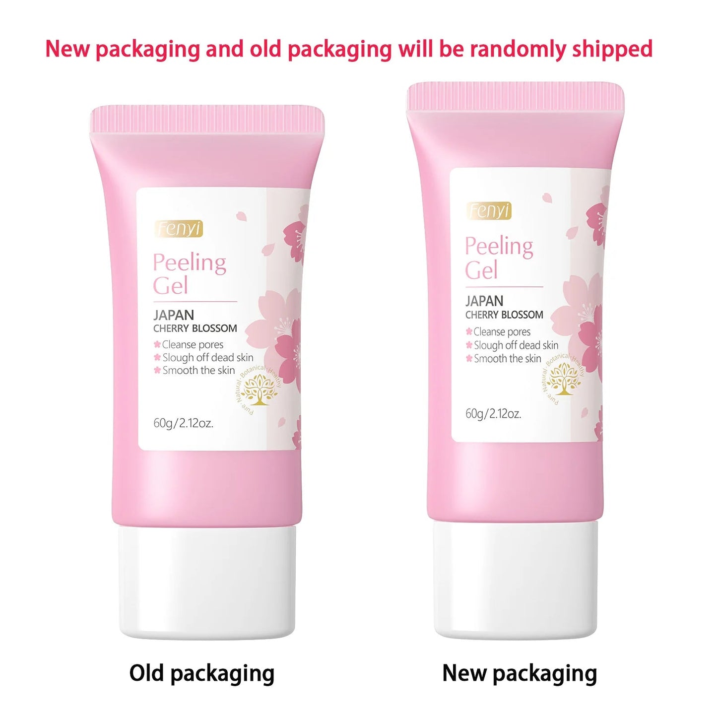 Sakura Face Deep Cleaning Exfoliating Gel Skin Care Whitening Moisturizer Repair Facial Scrub Skin Care 60g RELUX.STORE