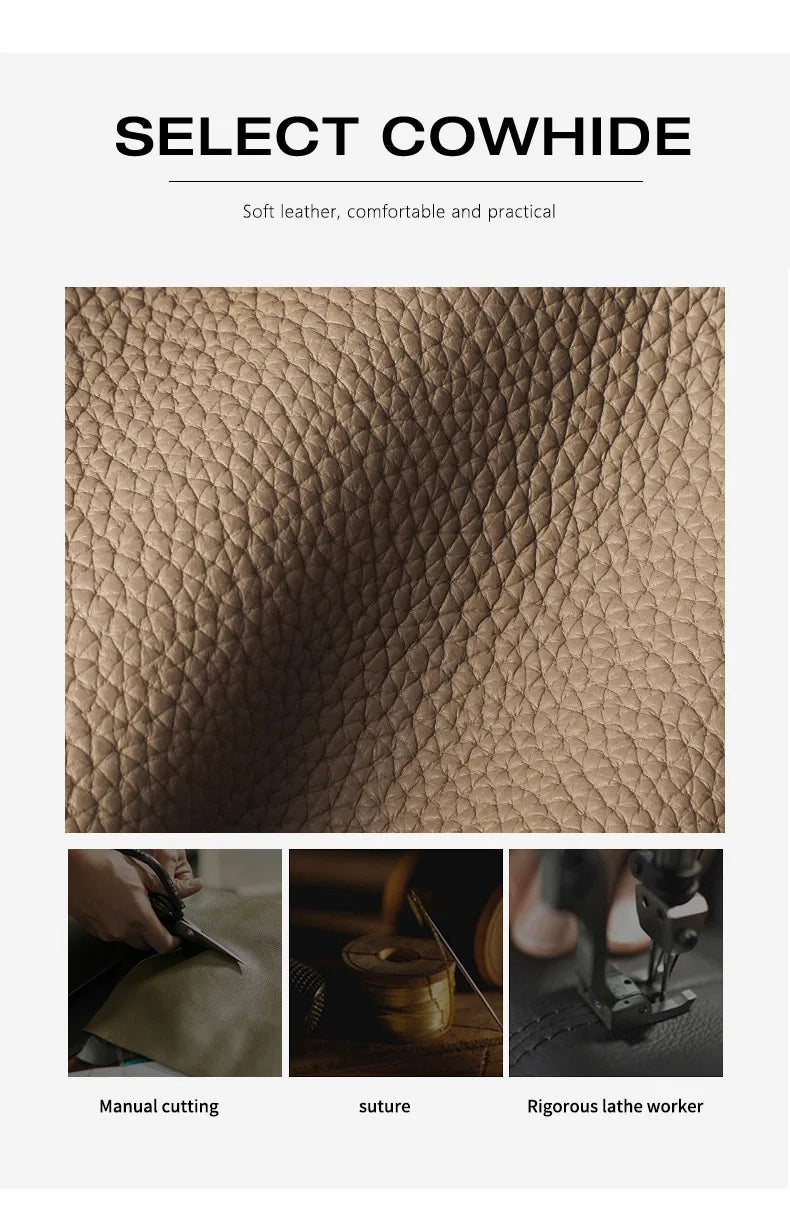 Genuine leather women's bag original first layer cowhide women's hand shoulder simple tote bag occupation RELUX.STORE