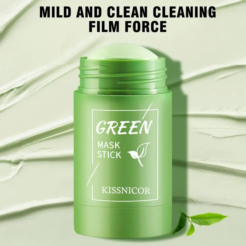 40g Remove Blackhead Green Tea Solid Mask Cleans Pores Stick Facial Blemish Black Dots Shrink Pores Korean Skin Care Cosmetics RELUX.STORE